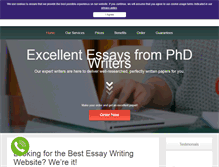 Tablet Screenshot of essay4less.com